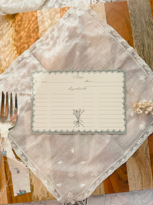 Keepsake Recipe Card
